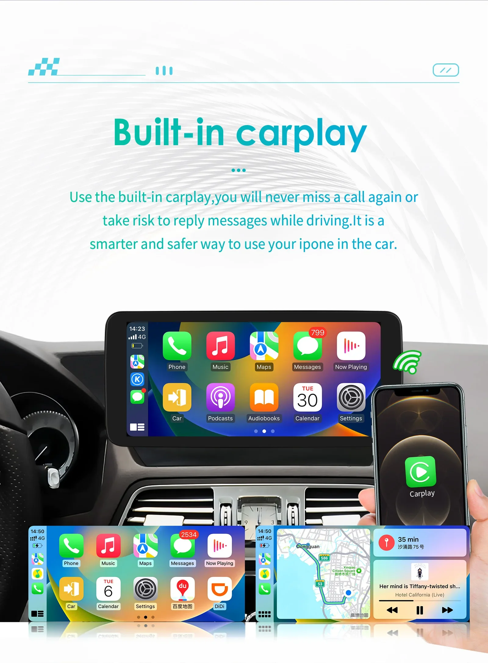 Android 13 Auto Car intelligent systems radio For Mercedes Benz E-Class C207 W207 A207 NTG 4.0 4.5 5.0 2-Door Autoradio HeadUnit - Image 6