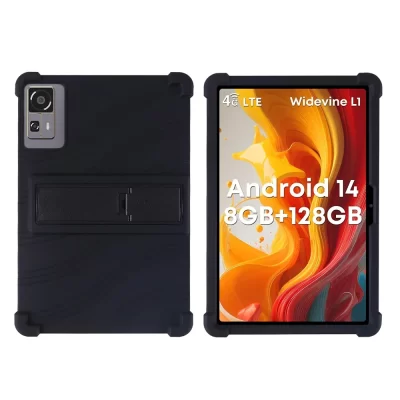 Para chuwi aupad 10.95 polegadas capa protetora de tablet, suporte multiângulo de silicone amigável para crianças escudo engrossado