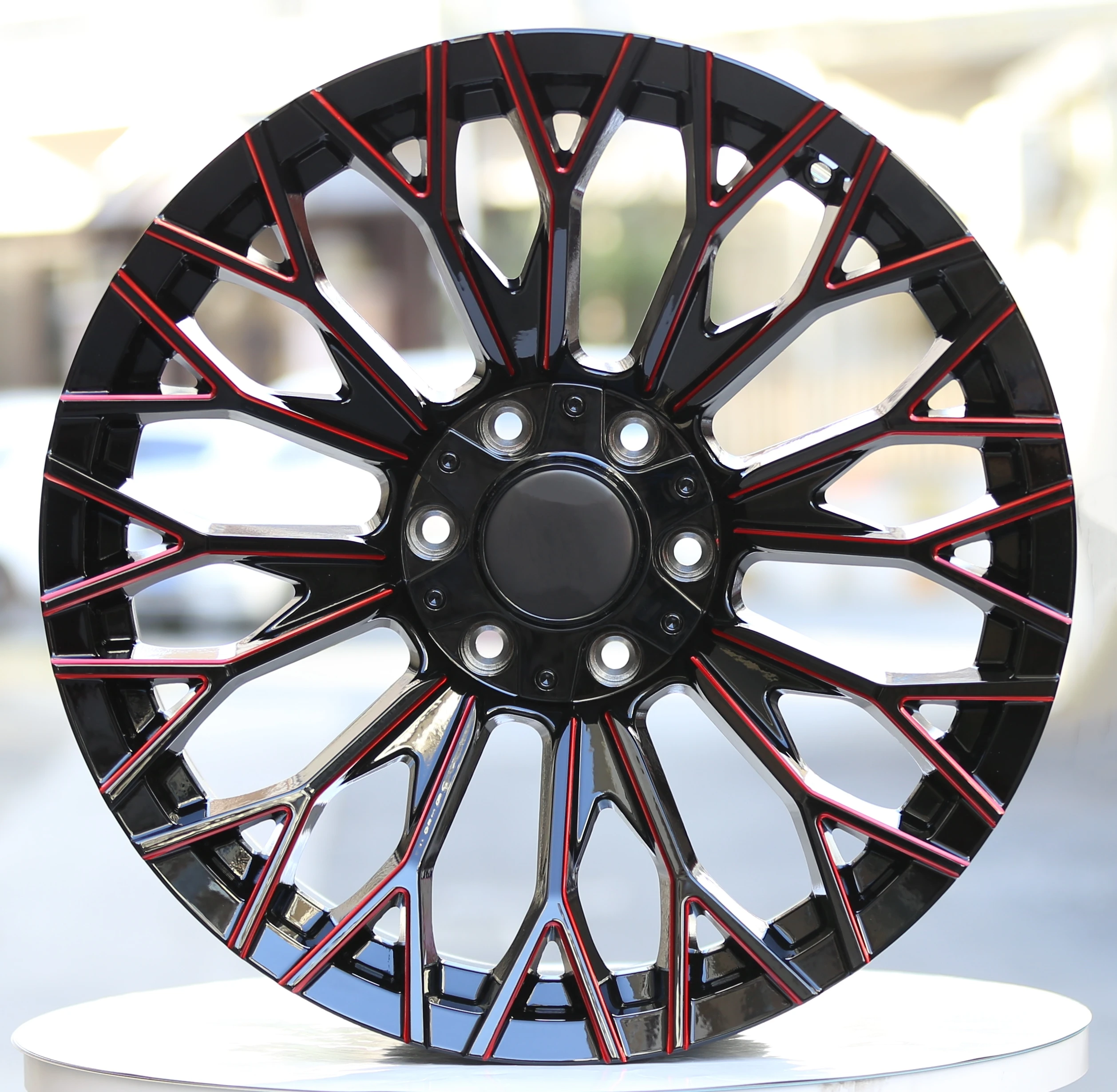 Rodas de liga de fundição côncava profunda de luxo 20*10j, 22*12j off road rodas especiais para jeep gmc ram ford f150 wrangler etc. - Image 6