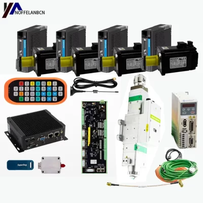 Sistema de controle de corte a laser Raytools XC3000S com cabeça de corte automática BM110 3.3kw e servo Huichuan 750 watts 400 watts freio