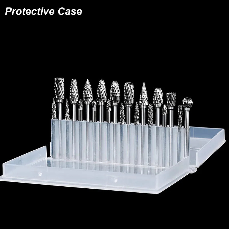 Carbide Burr Set Die Grinder Rotary Tool Rasp for Dremel Wood Carving Bits Metal Grinding Engraving Cutting Trimming Porting - Image 6