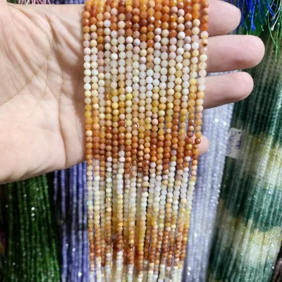 Natural redondo facetado 3mm diopside birmanês topázio ametista diy brincos colar pulseira pedra natural jóias fazendo