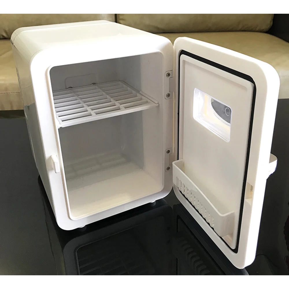 4L Mini Fridge Car Refrigerator Portable 110V/220V Samll Warmer Cooler Cans Freezer for Drinks Car Home Food Room Kitchen 미니냉 - Image 2