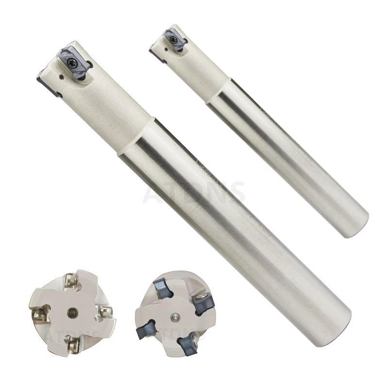 Exn03 lnmu03 cnc ferramenta de alimentação rápida suporte de ferramenta de fresa de topo de carboneto anti-vibração fresa de alimentação rápida c16/17/20/21/25/26/32/35