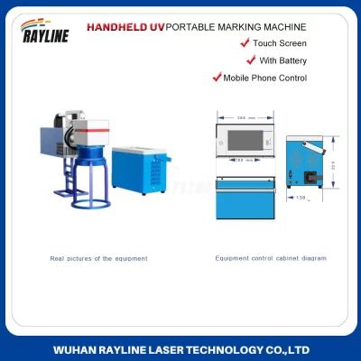 Nova máquina de marcação a laser universal uv, fibra 355nm, máquina de gravação para vidro, madeira, pvc, aço inoxidável, todos os materiais 3w 5w