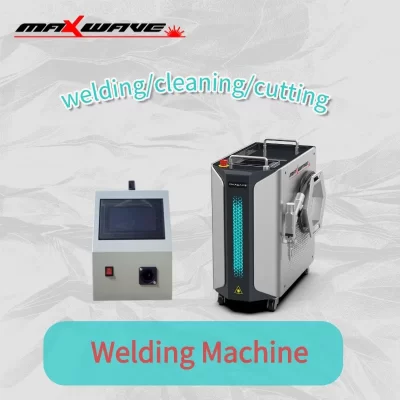 Máquina de solda a laser portátil 4 em 1, automática, refrigerada a ar, profissional, 3 em 1, máquina de solda de metal para soldagem apertada