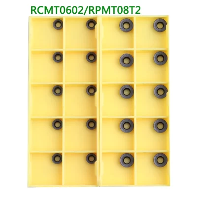10pcs RCMT0602 MO RPMT08T2MOE JS LF6018 Carbide Milling Insert DESKAR CNC Lathe RPMT Blade Metal Machining Cutter Turning Tools