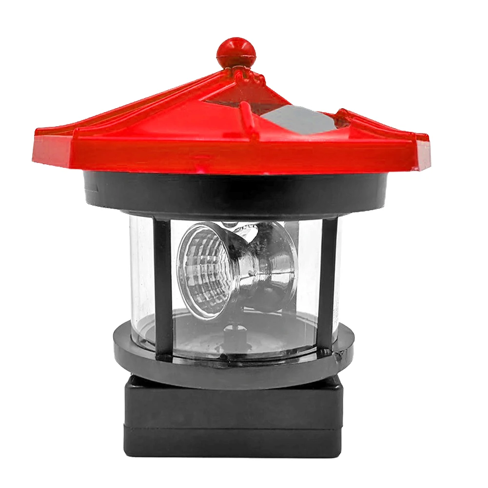 Farol forma solar led luz jardim cerca quintal adorno ao ar livre sensor inteligente farol lâmpada rotativa luz solar decoração - Image 2