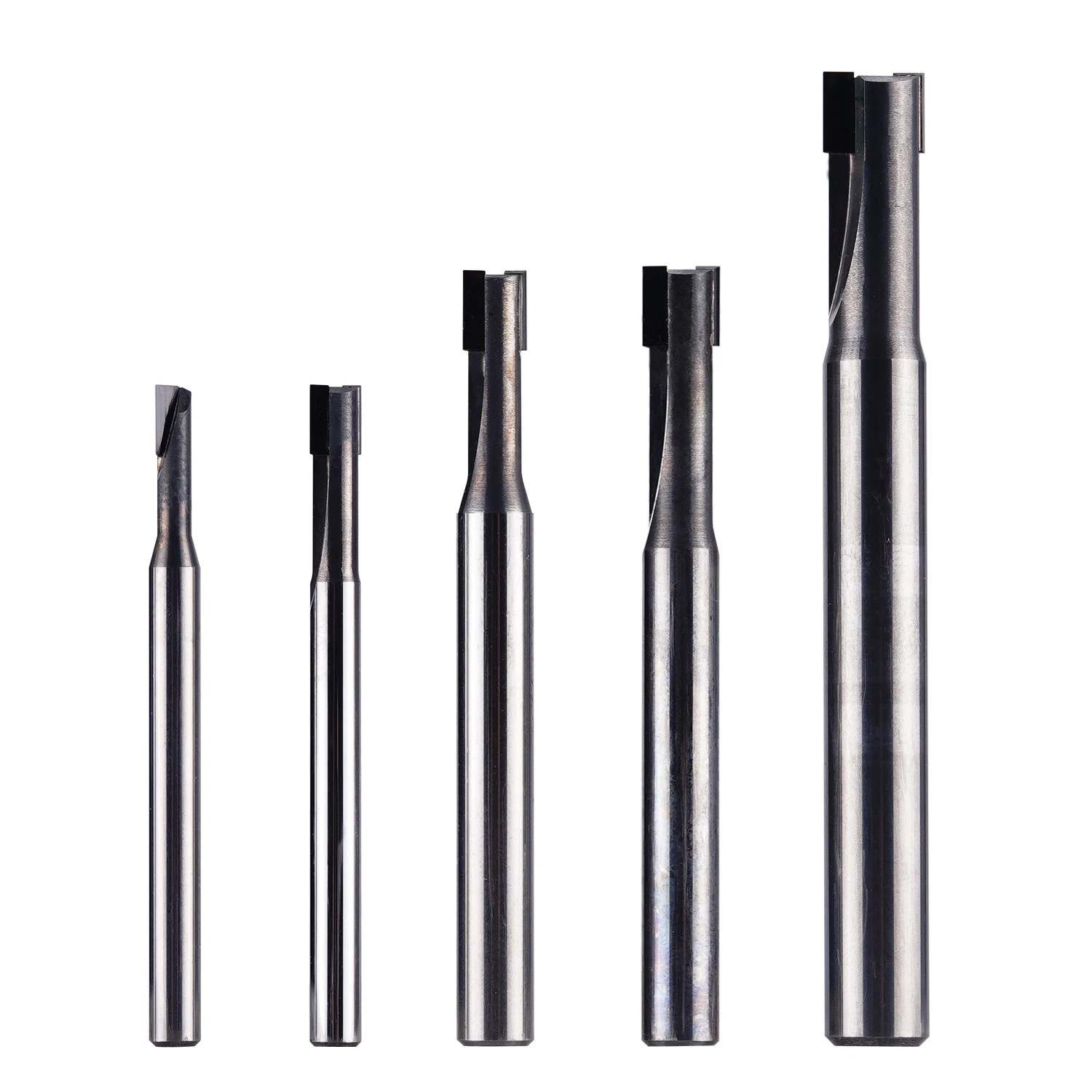 Dreanique 1 peça fresa de flauta reta de diamante cnc pcd polimento fresa de carboneto de silício brocas para madeira de alumínio - Image 3