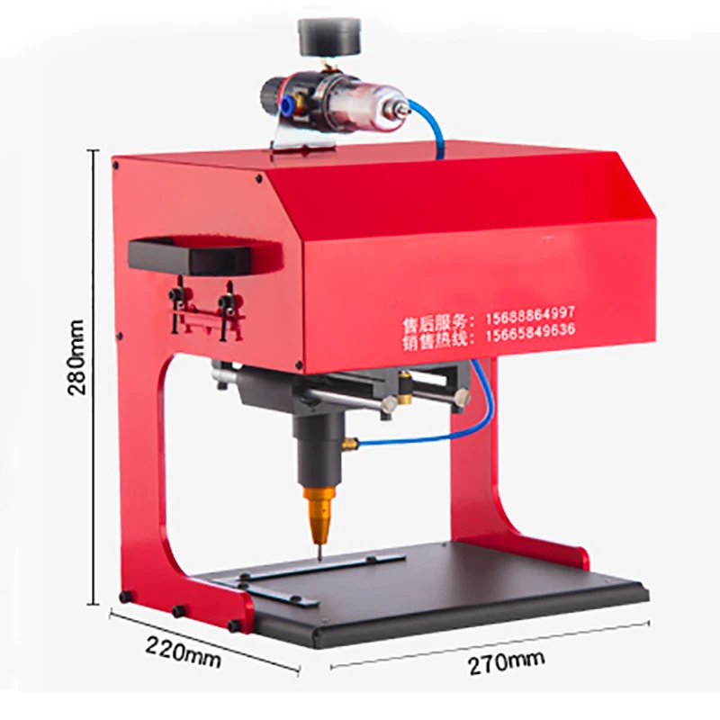 CFZHTE Pneumatic Marking Machine 200*130mm, Electric Marking Machine, Table Type Nameplate Metal Marking Machine