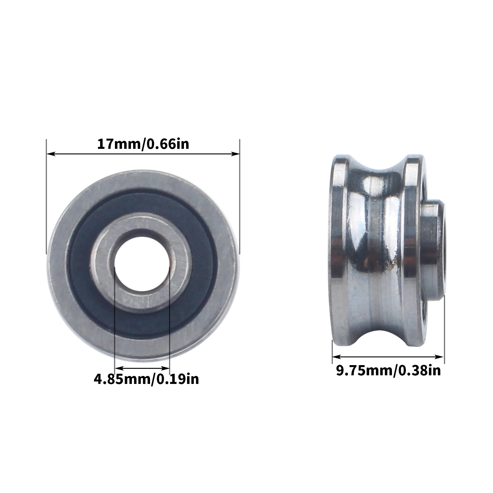 Polia extensora Toaiot 4/5pcs para ANYCUBIC Kobra 2 Pro / Kobra 2 Plus / Kobra 2 Max / Kobra 3 SG15 Polia - Impressoras 3D