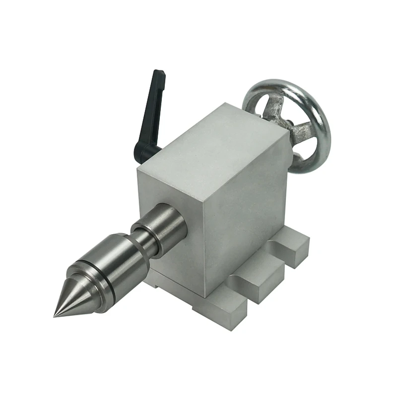 MT2 Tailstock 65mm de altura central para 80mm Chuck 4o eixo CNC Router Máquina de gravura Kit de ferramentas de perfuração e fresagem - Image 5