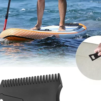 Pente de cera prancha de surf sup cera remover pente com chave fin para esportes aquáticos surf acessórios