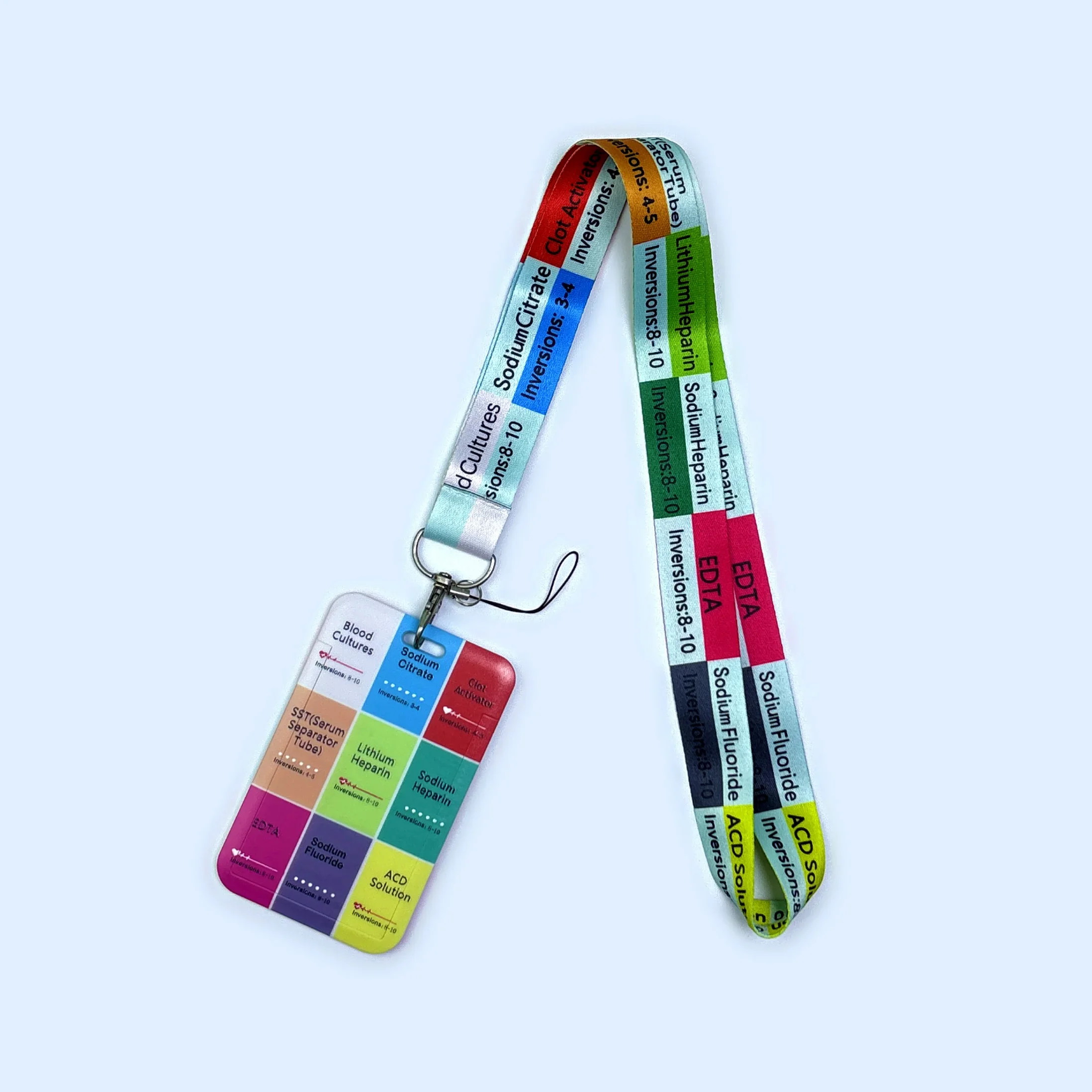 Cordão médico de órgão humano, cordão para chave, porta-crachá, alça de pescoço para capa de cartão, chaveiro, acessórios de enfermeira - Image 2