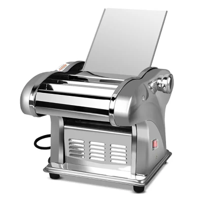 Electric Dumpling Wrapper Noodle Making Machine Pasta Maker with 4 Types of knife sets Steel Noodle Press Machine for Household
