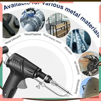 Ferramenta de soldagem a laser industrial aquecida internamente, soldador portátil 110V, ferramenta de soldagem de nível industrial totalmente automática (EUA)-[A59T]