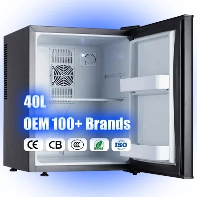 Refrigerador 40L Minibar Hotel Fridge Built-in Mini Nevera No Frost Refrigerator