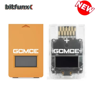 Bitfunx GCMCE FlipperMCE Memory card Reader Adapter for Store Saves for NGC GameCube Wii (RVL-001) Game Console