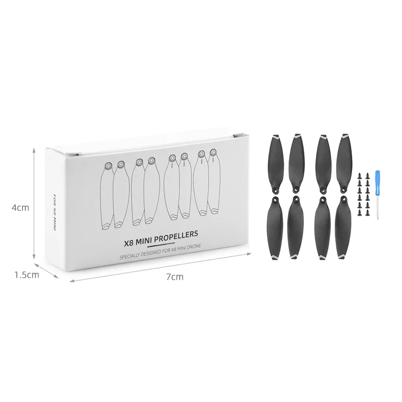 8/16pcs Quick Release Propeller for FIMI X8 Mini/Mini V2 Drone Light Weight Props Blade Wing Fans Accessory Spare Screw Kits - Image 6