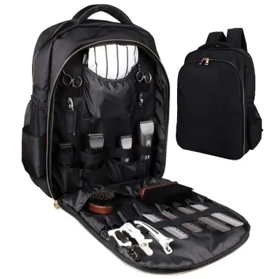 Portátil Barbeiro Suprimentos Mochila, Clippers Organizador, Ferramentas Hairstylist Bag, Saco De Viagem De Grande Capacidade, Salão De Armazenamento, Bolsa De Ombro
