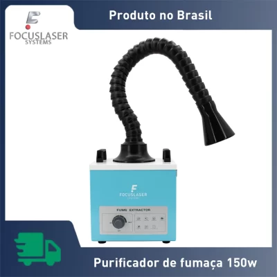 Purificador de fumaça de solda, 150w, extrator de fumaça para fibra de co2, máquina de gravação, soldagem, poeira, partículas sólidas, filtro