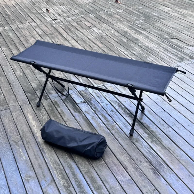Camping Chair Long Stool Outdoor Picnic Portable Beach Chair Lightweight Collapsible Double Aluminum Alloy Folding Stool