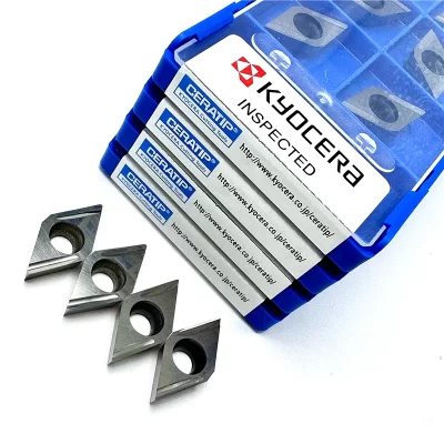 Dcgt11t301 dcgt11t302 DCGT11T304ER-U tn60 cermet inserção de alta qualidade cnc processamento de aço usinagem fina ferramentas de torneamento externo