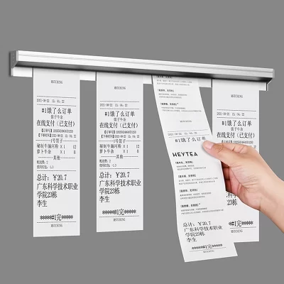Cozinha Paper Clip Organizer, Tab Ticket, Bill, Recibo, Hanging Rack, Bar, Ordem, Porta Documentos, Cozinha Ferramenta, 20 cm, 30 cm, 40 cm, 50cm