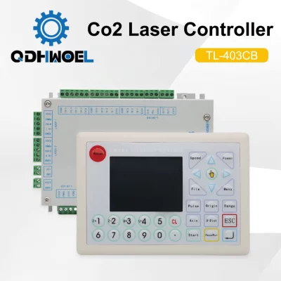 Painel de controle de laser QDHWOEL Co2 Topwisdom TL-403CB para máquina de gravação e corte a laser