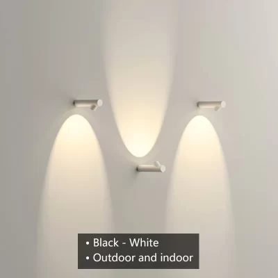 6w cob à prova dwaterproof água AC85-265V superfície montada led luz de parede moderna nordic luminária lâmpadas parede interior sala estar varanda ao ar livre