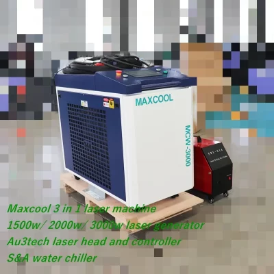 1500W 2000W 3000W Fiber Laser Welder 3 In 1 Weld Laser Cleaner Welder Cutter For Car Repair