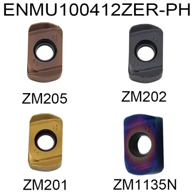 10PCS ENMU100412ZER-PH ENMU100412ZER CNC Carbide Fast Feed Milling Inserts Turning Tools CNC Cutter Blade