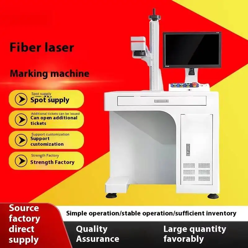 Máquina de codificação e gravação a laser uv, máquina de marcação a laser, marcação de fibra, contador de mesa, aço inoxidável, metal, plástico - Image 2