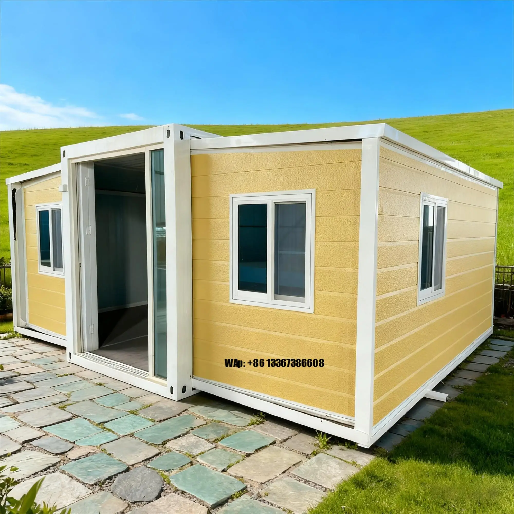 Modern Prefab Container Home Portable Modular Villa Glamping Resort Vacation Cabin Cabin Sleep Container House for Hotel