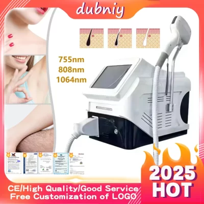 Depilador a laser profissional portátil, 808nm, diodo, remoção permanente, indolor, dispositivo de remoção de pelos, equipamento de beleza para salão de beleza