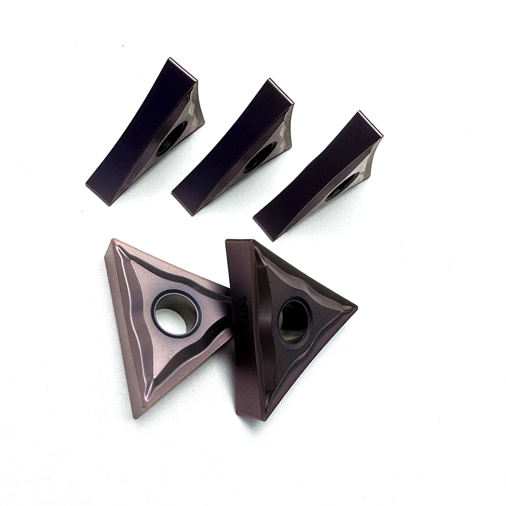 Ferramenta de torneamento externo de inserção de carboneto Zcc.ct TNMG 220404 TNMG 220408 -EF YBG205 Ferramenta de corte de torno CNC original para processamento de aço - Image 2