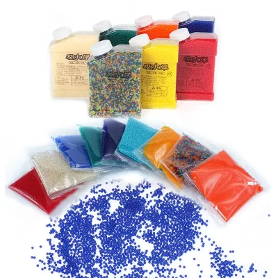 7-8mm gel água hidrogel bolas bala contas garrafa luz no escuro recarga munição splatter bola para acessórios de arma de gel elétrica