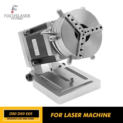 Máquina de marcação a laser de fibra, eixo rotativo d80 d69 e69, anel de copo e pulseira, mesa de trabalho