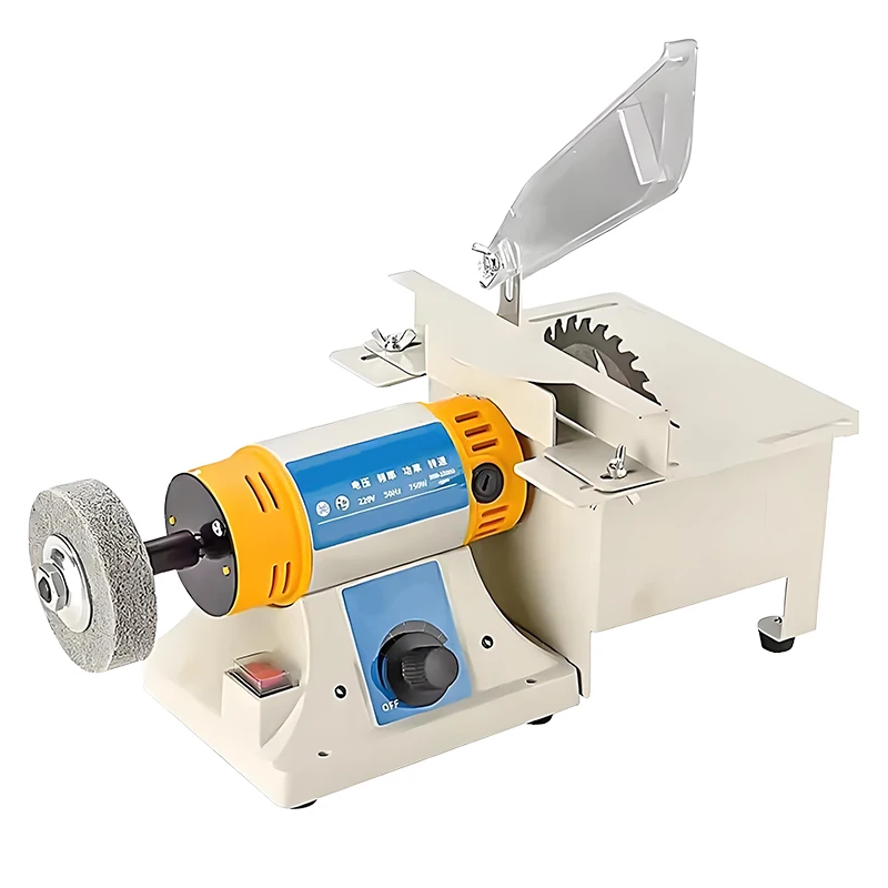 350W Multifunctional Mini Lathe Machine Desktop Electric Cutting Polishing Engraving Tool for Jewelry Jade Gem Rock Metal Craft - Image 5