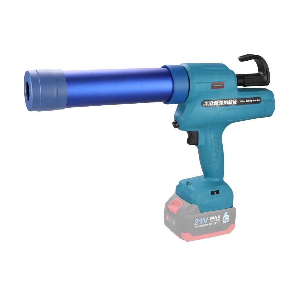 HIFESON 300ml Pistola de calafetagem elétrica Pistolas selantes automáticas Pistola de cola elétrica Ferramenta elétrica adesiva para Makita 18V 21V 26V - Image 5