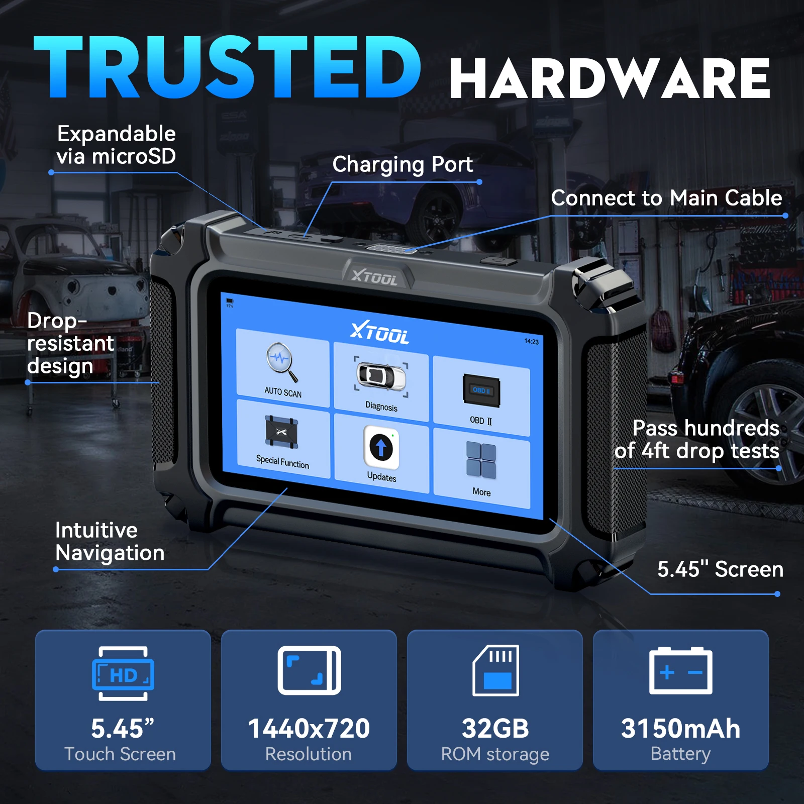 Ferramentas de diagnóstico de carro xtool d6s, todos os sistemas, scanner automotivo para todos os carros, mais de 30 serviços, atualização gratuita vitalícia, canfd fca embutido - Image 6