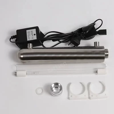 Aço inoxidável uv água tubo ultravioleta lâmpada bebida direta desinfecção tratamento filtro aquário tanque de peixes purificador mais limpo
