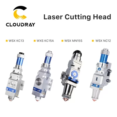 Cloudray WSX 0-6kw Fiber Laser Cutting Head KC13 KC15 NC30 NC60 NC63 Manual Cutting Head for Metal Cutting Machine
