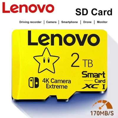 Lenovo 2TB Memory Card 1TB 512GB Micro TF SD Card 256GB SD Memory Card 128GB Storage Cartao De Memoria For Nintendo Switch Ps5
