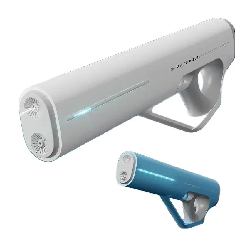Poderoso brinquedo automático arma de água com LED pistola elétrica de alta pressão, spray Blaster, brinquedos de piscina para crianças e adultos - Image 2