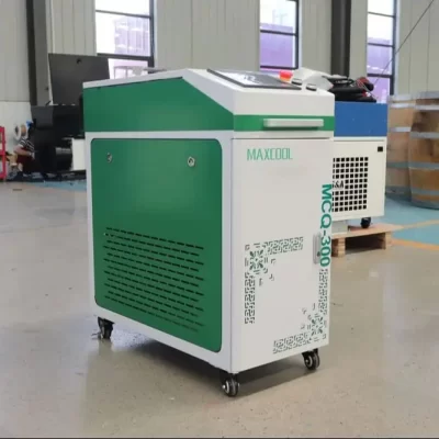 Limpador industrial de laser de pulso para uso doméstico para grafite, ferrugem, remoção de pintura 300W 200W 100W madeira pedra aço metal