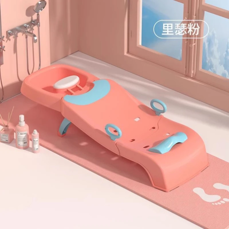 Cadeira de salão de plástico portátil dobrável para crianças, cama shampoo, spa japonês, meuble, mobília do hotel - Image 4