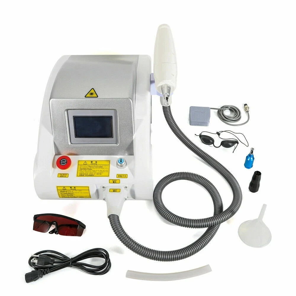 Profissional q-switch nd yag picosegundo 1064 532 1320nm remoção de tatuagem laser pigmentação remoção máquina de descascar carbono - Image 2