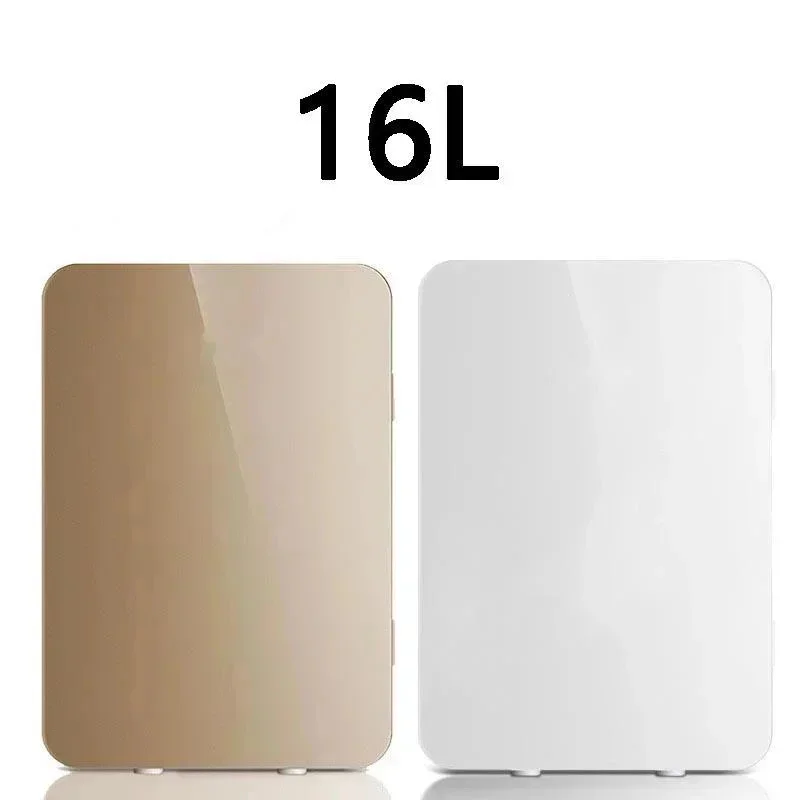 12V 220V 16L Mini Refrigerator Small Family Dormitory Single Door Refrigerator Car Home Dual-purpose Car Refrigerator