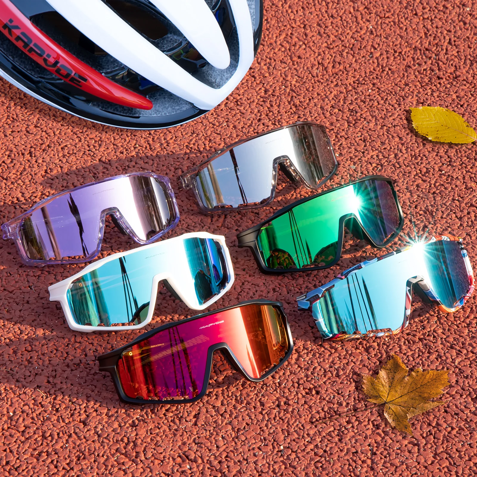Kapvoe UV400 Cycling Sunglasses Men MTB Sport Glasses Outdoor Hiking Camping Goggles Women Road Bike Bicycle TR90 Frame 2023 - Image 6